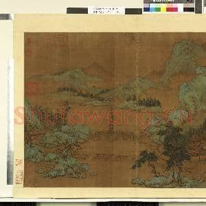 天下名山图(亨)册.梁释摩罗菩提阿罗三洞图故画|1幅|10.88 MB|高清下载