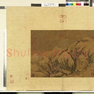 天下名山图(利)册.唐张諲太白山图故画|1幅|9.91 MB|高清下载