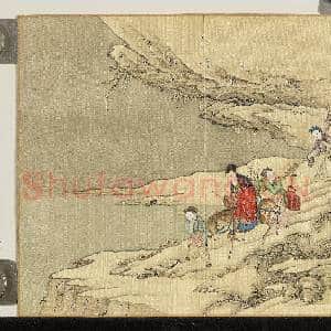 四时欢庆.册.雪岸探梅故画|2幅|24.98 MB|高清下载
