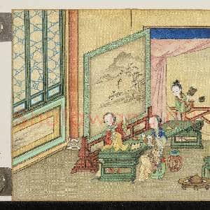 四时欢庆.册.珠帘添线故画|2幅|24.85 MB|高清下载