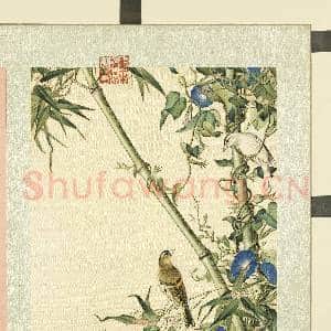 清屈兆麟仿郎世宁花卉.册.翎毛花竹故画|1幅|12.8 MB|高清下载