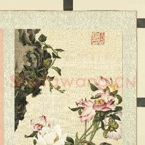 清屈兆麟仿郎世宁花卉.册.芍药故画|1幅|12.98 MB|高清下载