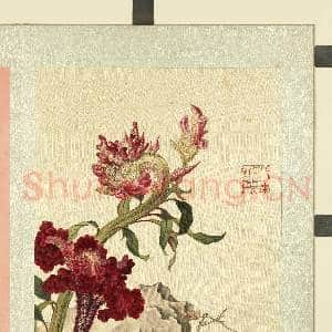 清屈兆麟仿郎世宁花卉.册.鸡冠花故画|1幅|12.91 MB|高清下载