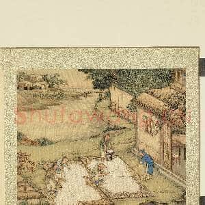 御题棉花图(一)册.拣晒故画|2幅|22.23 MB|高清下载