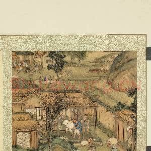 御题棉花图(一)册.收贩故画|2幅|22.25 MB|高清下载