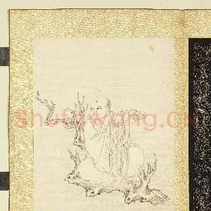 白描十六应真.册.第十喇乎拉尊者故画|2幅|21.82 MB|高清下载