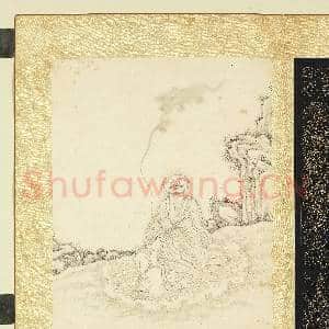 白描十六应真.册.第十四纳阿噶塞纳-马恩省尊者故画|2幅|21.68 MB|高清下载