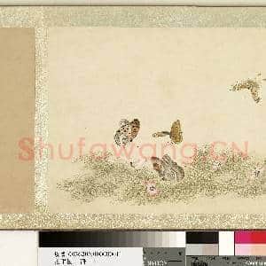花甲图.册.蝴蝶(十一)故画|1幅|10.48 MB|高清下载