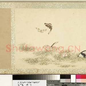 花甲图.册.蝴蝶(十五)故画|1幅|10.1 MB|高清下载