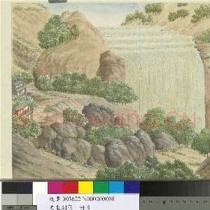 海东测景.册.白河瀑布故画|1幅|9.84 MB|高清下载