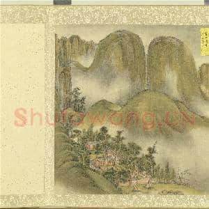 中岳图.册.玉箸卧龙两峰法王寺故画|1幅|11.2 MB|高清下载