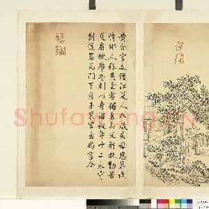 清蒋溥墨妙珠林(丑)册.黄香扇枕故画|1幅|8.3 MB|高清下载