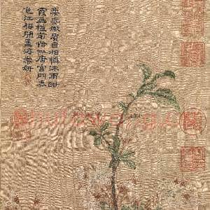 清御制诗缂丝海棠.轴故丝|2幅|28.14 MB|高清下载