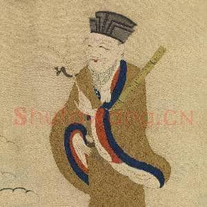 明顾绣八仙庆寿挂屏(三)张果老.轴故丝|5幅|64.37 MB|高清下载