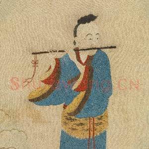 明顾绣八仙庆寿挂屏(七)韩湘子.轴故丝|5幅|64.64 MB|高清下载