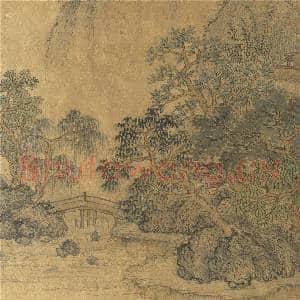 集古图绘.册.元王蒙山水故画|2幅|28.05 MB|高清下载