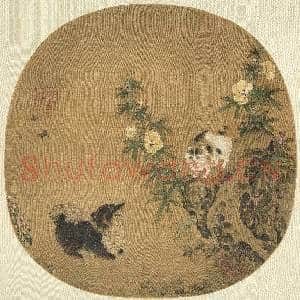 宋人集绘.册.宋李迪秋葵山石故画|5幅|66.17 MB|高清下载