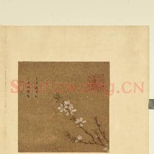 历代集绘.册.无款桃花.故画|1幅|7.55 MB|高清下载