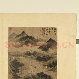 历代集绘.册.元高克恭风雨归舟故画|1幅|7.77 MB|高清下载