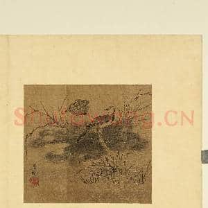 历代集绘.册.明吕纪莲鹭.故画|1幅|7.87 MB|高清下载