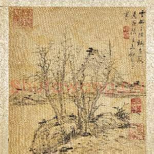 明蓝瑛仿古山水.册.秋林远山故画|4幅|51.38 MB|高清下载