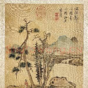 明蓝瑛仿古山水.册.松阴高士故画|3幅|39.93 MB|高清下载