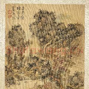 明蓝瑛仿古山水.册.独坐听泉故画|3幅|39.37 MB|高清下载