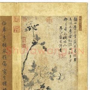 宋元明集绘.册.明唐寅泼墨牡丹故画|2幅|18.59 MB|高清下载