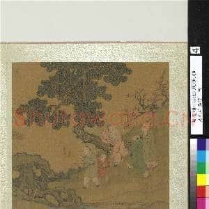 宋元明集绘.册.宋苏汉臣林间婴戏故画|2幅|20.38 MB|高清下载