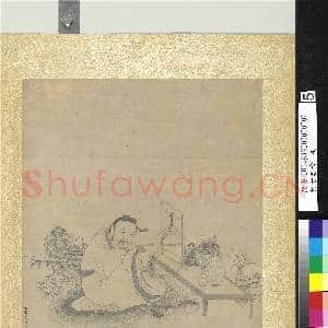 集古名绘.册.宋李公麟人物故画|1幅|10.68 MB|高清下载