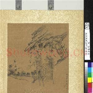 集古名绘.册.宋李公麟罗汉灵兽故画|1幅|11.73 MB|高清下载