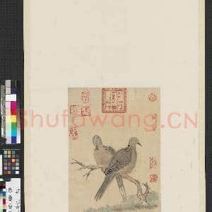 元谢天游古木双鸠.轴.........故画|2幅|15.49 MB|高清下载