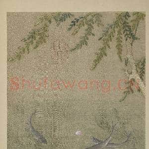 清绣绘花鸟.册.水藻游鱼故丝|3幅|32.69 MB|高清下载