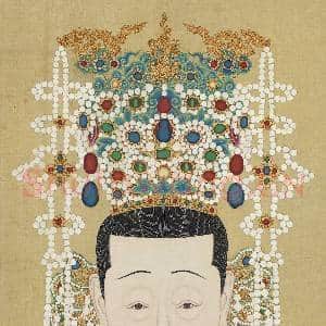 明.代帝后半身像(一)册孝惠皇后.中画|5幅|56.91 MB|高清下载