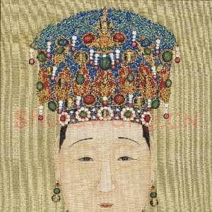 明.代帝后半身像(二)册孝安皇后.中画|8幅|92.92 MB|高清下载