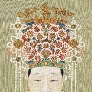 明.代帝后半身像(二)册孝靖皇后.中画|5幅|59.2 MB|高清下载