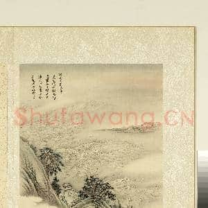 清.周鲲仿古山水册(二)册仿范宽洞庭晓色.中画|1幅|11.3 MB|高清下载