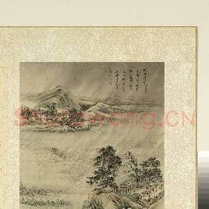 清.周鲲仿古山水册(二)册仿惠崇风雨归舟.中画|1幅|11.84 MB|高清下载