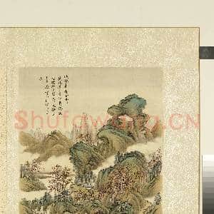 清.周鲲仿古山水册(二)册仿关仝秋林策蹇.中画|1幅|11.96 MB|高清下载