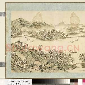 清.袁瑛山水(二)册山水三.中画|1幅|9.38 MB|高清下载