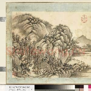 清.袁瑛山水(二)册山水八.中画|1幅|9.51 MB|高清下载