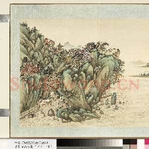 清.袁瑛山水(三)册山水四.中画|1幅|9.53 MB|高清下载