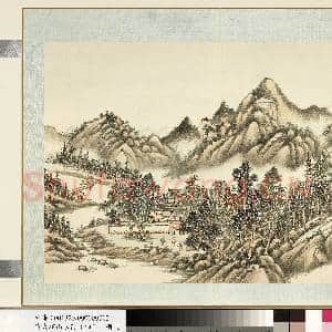 清.袁瑛山水(四)册云根禅客.中画|1幅|9.72 MB|高清下载