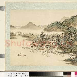 清.袁瑛山水(四)册荷塘销夏.中画|1幅|9.43 MB|高清下载