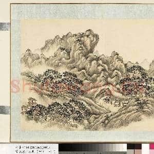 清.袁瑛山水(四)册山居客至.中画|1幅|10.08 MB|高清下载