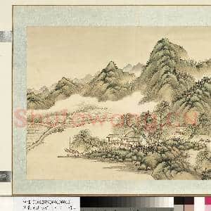 清.袁瑛山水册(一)烟波耕隐.中画|1幅|9.32 MB|高清下载