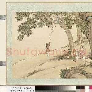 清.黄增人物(一)册人物故事一.中画|1幅|9.22 MB|高清下载