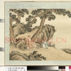 清.黄增人物(一)册人物故事二.中画|1幅|9.47 MB|高清下载