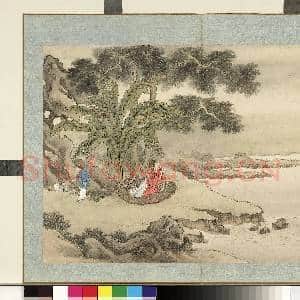 清.黄增人物(二)册人物故事七.中画|1幅|9.92 MB|高清下载