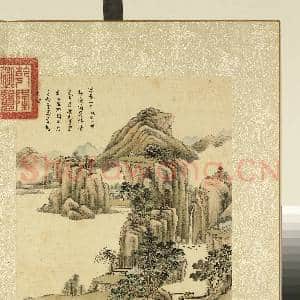 清.周鲲仿古山水(一)册仿黄公望富春山色.中画|2幅|23.89 MB|高清下载